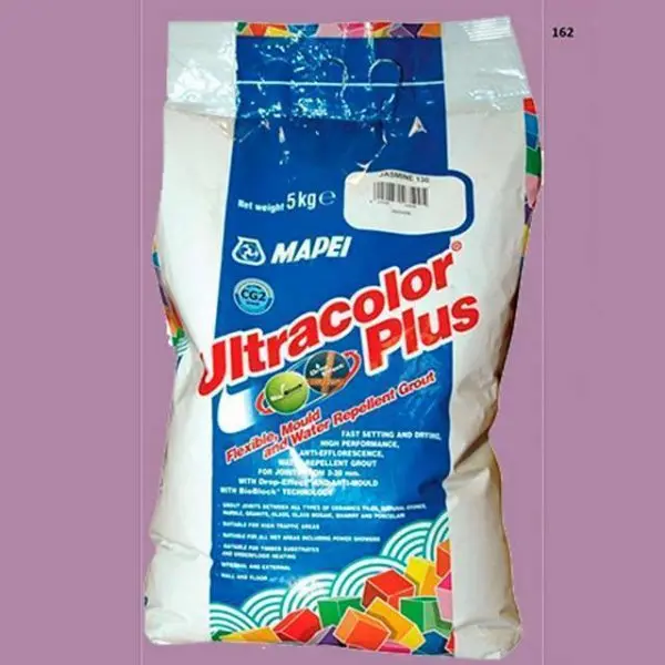 Цементная затирка Mapei Ultracolor Plus №162 Фиолетовый 2 кг.